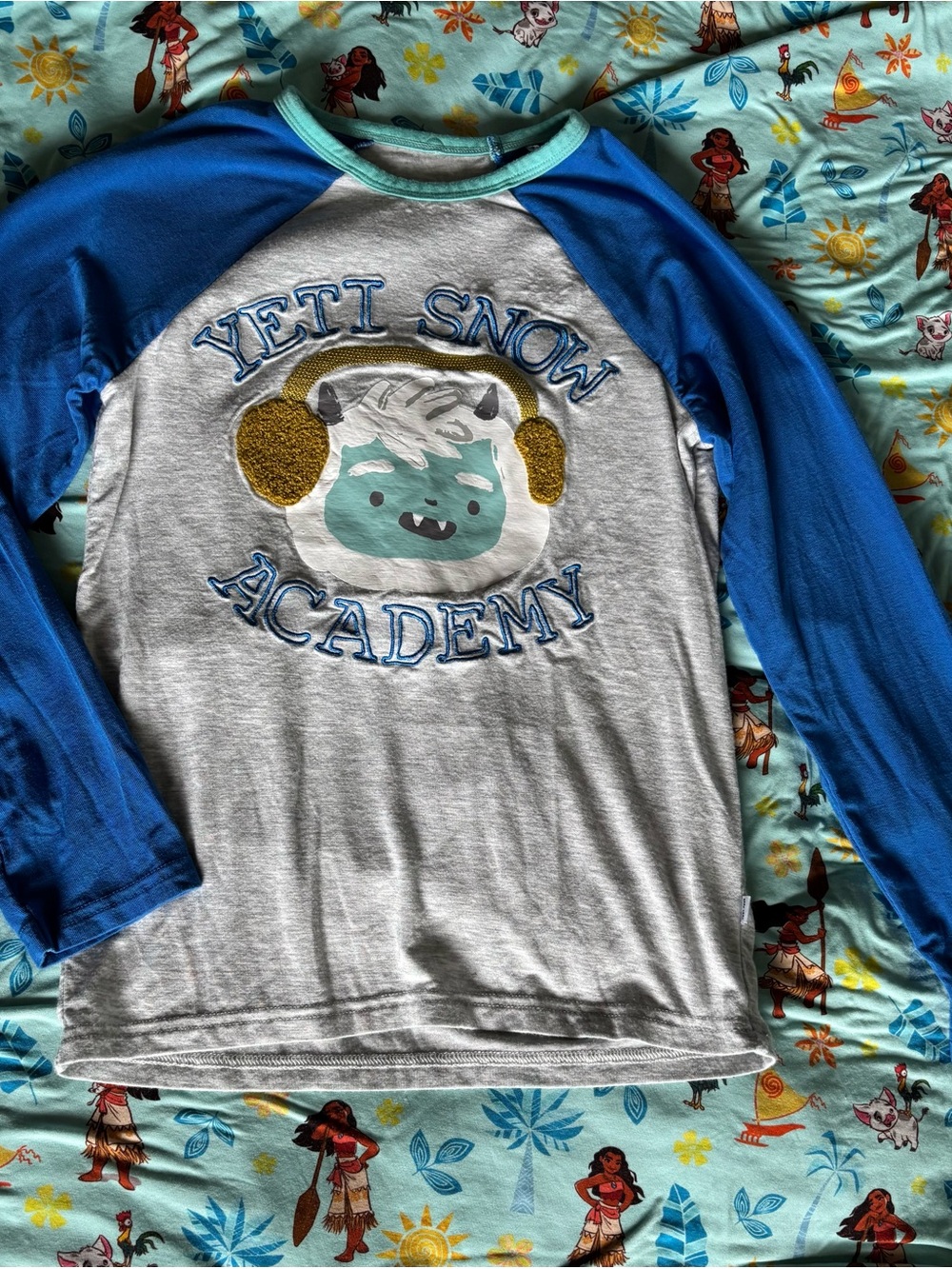 Little Sleepies Yeti Snow Academy Tee